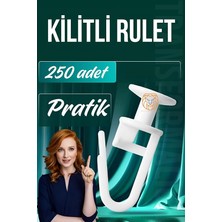 Kilitli Perde Düğmesi Perde Ruleti Perde Düğmesi 250 Adet 721328