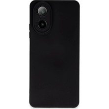 Northcity Oppo A38 Uyumlu Kılıf Nano Içi Kadife Silikon - Siyah