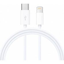 Vionna Coverzone Type-C To Lightning Şarj Kablosu 3 Metre Hızlı Şarj ve USB Veri Aktarım Kablosu, High Speed Charging Destekli Uzun Kablo, USB Charging Energy Saving Data Sync Kablo | ZR938
