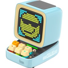 Vionna Divoom Ditoo Pixel Art Taşınabilir Hoparlör, 256 LED Uygulama Kontrollü Ekran, Mekanik Rgb Klavye, Oyunlar, Alarmlar ile Bluetooth Kablosuz Yüksek Sesli Hoparlörler