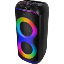 Vionna Hepu HP-117 Partybox Bluetooth Hoparlör – 2×6.5” Hoparlör 40W Güç Rgb Işık Tws Destekli