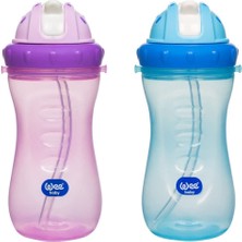 Vionna Wee Baby Renkli Pipetli Bardak 340 ml
