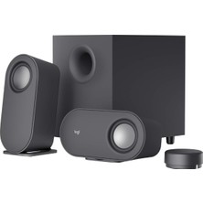 Vionna Logitech Z407 2.1 Bluetooth Hoparlör Sistemi, Subwoofer, Kompakt Tasarım, Kontrol Kadranı, 20 M Kablosuz Kullanım Mesafesi, 80 W, Siyah