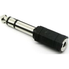 Anfi Amfi Kablo Jak Dönüştürücü Jack Çevirici Erkek 6.5mm Dişi 3.5mm Çivi Gitar Arkasıince
