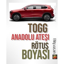 Market Togg Anadolu Ateşi Sedefli Kırmızı 25+25ML Çift Şişe Orjinal Rötuş Boyası, Togganadoluflea