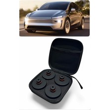 Parts Tesla Yeni Model Y Juniper ve Standart Model Uyumlu Premium Lift Takozu Güçlendirilmiş Versiyon, Doğal Kauçuk, Premium 4 Adet Takoz