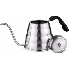 1,2 L Çelik Barista Filtre Kahve Demleme Ibriği Drip Kettle CIN372