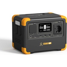 600W | 576WH | Lifepo4 | Ups Destekli | Wifi Bluetooth Kablosuz Şarj Taşınabilir Güç Istasyonu
