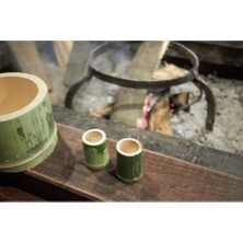 Sunum Tabağı 11,7 x 7,8 cm Bambu Sake Bardağı Çay Kupası Sake Cup Pottery Çin Çay Kupası Japon Çay Fincanları Asya Çay Kupası Çay Partisi Ev Mutfak Için Tutamaç Yok…
