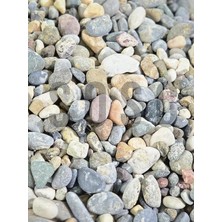 Doğal Nazilli Dere Çakıl Taşı, Tamburlanmış Dekoratif Taş, 1-2 Cm, 1 Kg, Saksı Dibi, Akvaryum ve Bahçe Düzenleme Için