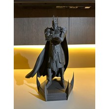 Heykeli- Siyah Sauron Figürü & Heykel-Yüzüklerin Efendisi 20 cm Siyah 20 x 14