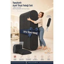 30'lu Yapışkanlı Ayak Törpü Yedeği Seti Pedikür Törpü Kağıdı, 100 Grit Suya Dayanıklı Yedek Topuk Törpüsü 716031