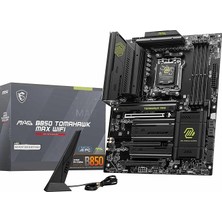 MB Mag B850 Tomahawk Max Wıfı Am5 Ddr5 8400MHZ(OC) HDMI 4x M.2 USB 10GBS 5g Lan Wı-Fı 7 Atx