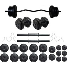 kg Z Barlı Ağırlık Seti 105 kg Vücut Geliştirme Aleti Halter Seti (100 kg Plaka Ağırlığı)