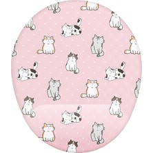 Desenli Bilek Destekli Mouse Pad