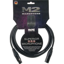 M2 MC2000 Mikrofon Kablosu Siyah 2m Xlr Neutrık Uçlu