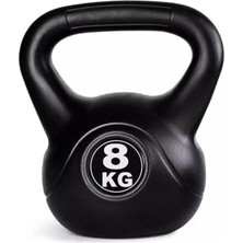 8 kg Çaydanlık Tipi Dambıl Kettlebell Ağırlık Siyah Tek Ebat