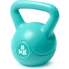 8 kg Çaydanlık Tipi Dambıl Kettlebell Ağırlık Turkuaz, 8kgkttlbll