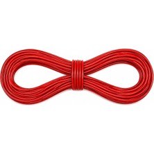 Metre Pvc Kaplı Çelik Çamaşır Ipi Paslanmaz Dayanıklı Çok Amaçlı Çamaşır Asma Teli Balkon Bahçe Kamp Ev Depo ve Dış Mekan Kullanımı Için Güçlendirilmiş Çelik Tel (Kırmızı)