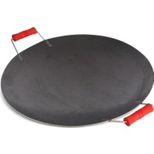 Kavurma Gözleme Sacı 25 Cm, 600 gr Ağırlığında,çift Taraflı Kullanım 1,5 mm Siyah Sac