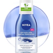 Çift Fazlı Göz Makyaj Temizleyici 125 Ml,biotin,kirpik Bakımı,suya Dayanıklı Maskara ve Makyaj