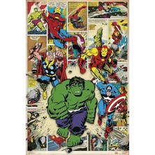 Comıc Here Come The Heroes Maxı Poster