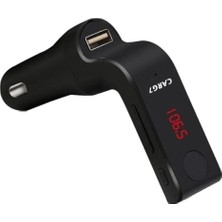 Carg7 Bluetooth Araç Kiti Fm Transmitter Siyah