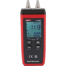 Uni-Trend UT366A Dijital Manometre P1/p2 Basınç Ölçer ve Sertifikalarla Rüzgar Hızını Ölçün: Ce, Ukca