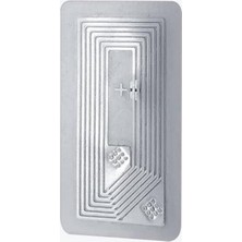NTAG213 Nfc Rfid Etiket Transparan Manyetik Sticker Proximity Göstergeç 13.56 Mhz Kapı Geçiş Ürün Depo Personel Takip Akıllı Reklam ISO14443A