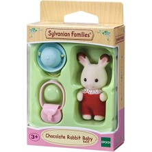Vionna Sylvanian Families Çikolata Kulaklı Tavşan Bebek 5 Çok Renkli