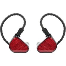 Vionna Zero Kırmızı Dual Dynamic Drivers In-Ear Headphone | Sahne, Stüdyo Veya Odyofil Için Çift Sürücülü Kulak Içi/ın-Ear Kablolu Monitör Kulaklık