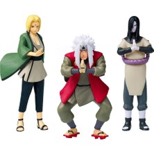 Naruto Shippuden Naruto 3'lü Koleksiyon Figür Seti Model 2