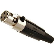 3 Pin Mini Xlr Dişi Konnektör