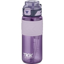 Tkk 600 ml Çift Kullanım Pipetli/rahat Içim Bpa Içermeyen Tritan Su Matarası TKK600ML1019