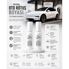Model 3, Model Y, Juniper, PM00 Beyaz Inci Rötuş Boyası 25+25ML Sedefli Şişe Seti