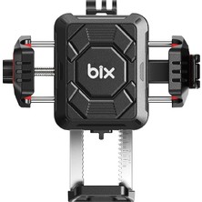 BPH04 Gidon Bağlantılı 360° Derece Ayarlanabilir 4″-7” Telefonlar ile Uyumlu Handlebar Motosiklet Bisiklet Scooter Telefon Tutucu