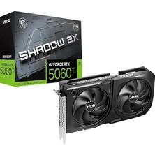 VGA Geforce Rtx 5060 Tı 8g Shadow 2x Oc RTX5060TI 8gb Gddr7 128B DX12 Pcıe 5.0 X16 (3xdp 1xhdmı)