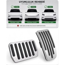 Parts Tesla Yeni Model Y Juniper ve Standart Uyumlu Performans Pedal Seti
