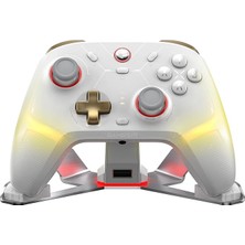 Cyclone 2 Wireless Controller - 1000Hz Polling Rate, Tmr Joysticks, Hall/micro 2-In-1 Triggers For Pc/switch/switch 2/android/ios, Pc Gaming Controller With Charging Dock(White)