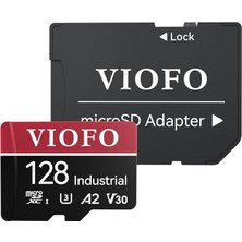 High Endurance 128GB Class 10 A2 V30 100MB/S Okuma 80MB/S Yazma Micro Sd Hafıza Kartı