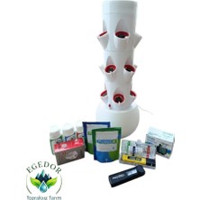 15LI Büyük Hidroponik Yetiştirme Sistemi Yeni Sistem, Modüler Topraksız Tarım Sistemi(7 Lt) Full Set