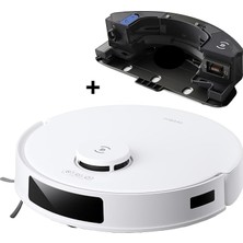 Deebot N20 Pro Robot Süpürge ve Paspas, 8000 Pa Güçlü Emiş, Zerotangle Dolaşma Önleyici Fırça, Ozmo Pro 2.0 Titreşimli Paspas, Lds Lazer Navigasyon, 300 Dakika Çalışma Süresi, Alexa Uyumlu