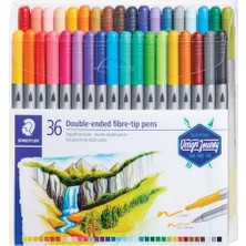 Vionna Staedtler 3200 TB36 Çift Uçlu Keçeli Kalem 3.0 0.50.8 mm 36'lı