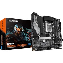 Anakart B760M Gamıng x Ddr4 Gen5 - 14. Nesil Intel Core Işlemcileri, 8+1+1 Fazlı Vrm, 3200 Mhz Ddr4, 2xpcıe 4.0 M.2, 2.5 Gbe Lan, USB 3.2 Gen 1'i Destekler