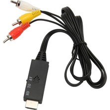 HDMI To Rca Av 4K30Hz Çevirici Dönüştürücü Adaptör