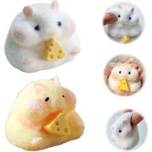 Vionna 2 Adet Squishy Hamster Squeeze Oyuncaklar, Kawaii Squishies Pvc Oyuncaklar, Stres Giderici Kürk Topu Opp Çocuklar Için Ambalaj Hediyeleri Genç Fidget Oyuncaklar (2 Adet Hamster)