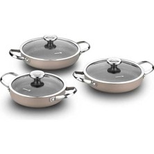 Zeta 6 Parça Bej Omlet Set