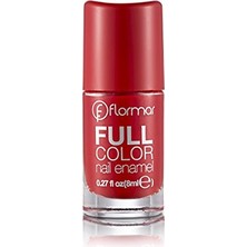 Vionna Flormar Yoğun Pigmentli Parlak Oje- Full Color Nail Enamel- FC08 Optımıstıc Red -8690604310449