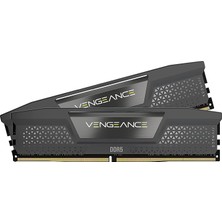 Vengeance Ddr5 Ram 32GB (2X16GB) 6000MHZ CL36 Amd Expo Icue Uyumlu Bilgisayar Belleği - Gri (CMK32GX5M2E6000Z36), Gri