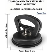 Amaçlı Vakumlama Araç Göçük Düzeltme Kaporta Çektirme Aparatı Vantuz Büyük Boy 12 cm